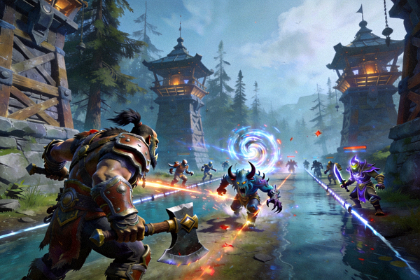 DOTA2三号位英雄在劣势路拉怪控线与对线实战画面